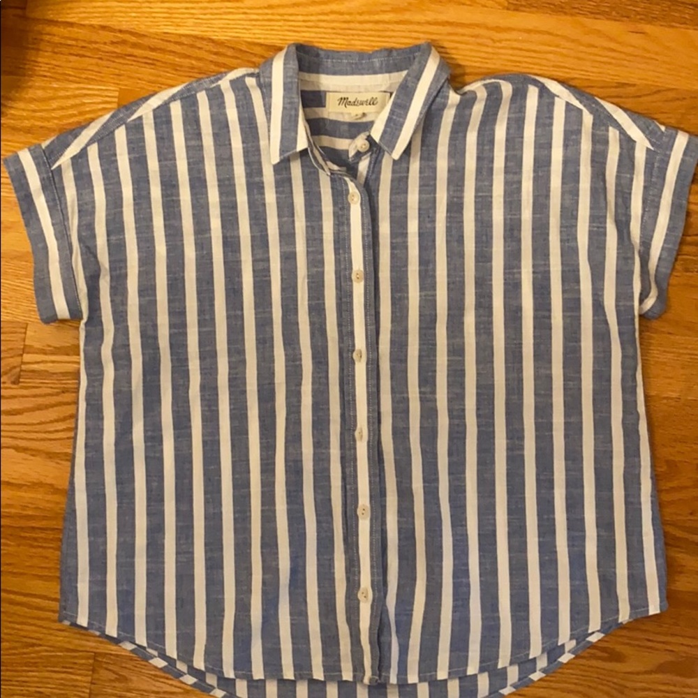 Madewell striped blouse